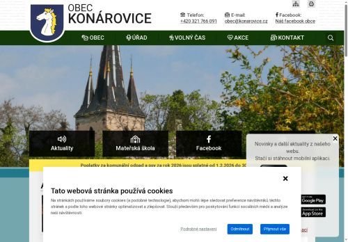 Zobrazit webové stránky Obecní úřad Konárovice