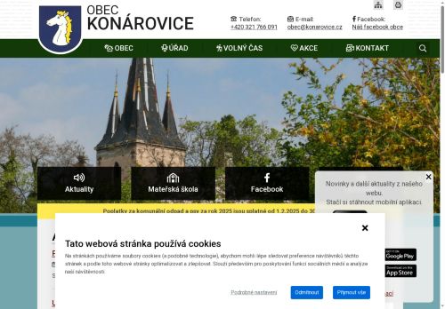 Zobrazit webové stránky Obecní úřad Konárovice