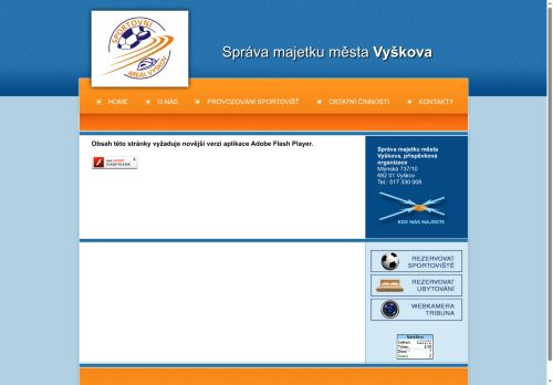 Zobrazit webové stránky Turistická ubytovna Stadion