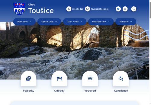 Zobrazit webové stránky Obecní úřad Toušice