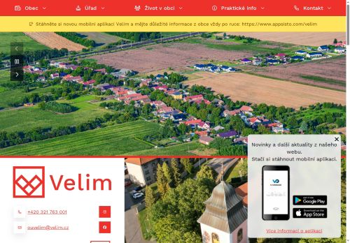 Zobrazit webové stránky Obecní úřad Velim