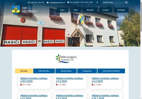 Zobrazit webové stránky Obecní úřad Veltruby