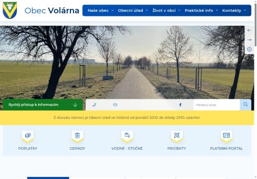 Zobrazit webové stránky Obecní úřad Volárna