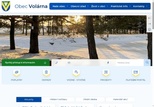 Zobrazit webové stránky Obecní úřad Volárna