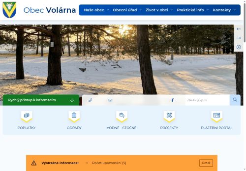 Zobrazit webové stránky Obecní úřad Volárna