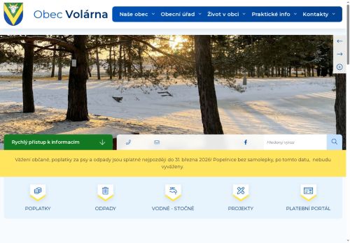Zobrazit webové stránky Obecní úřad Volárna