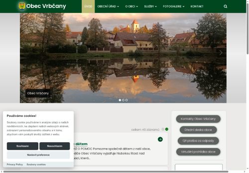 Zobrazit webové stránky Obecní úřad Vrbčany