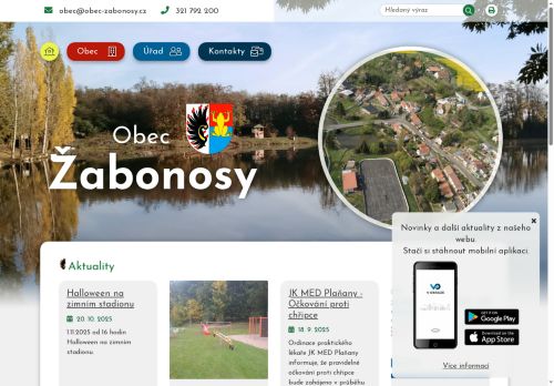 Zobrazit webové stránky Obecní úřad Žabonosy