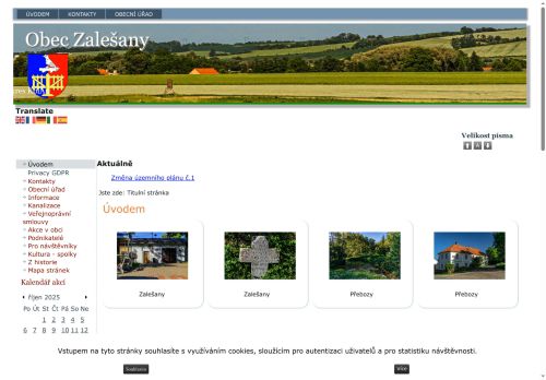 Zobrazit webové stránky Obecní úřad Zalešany