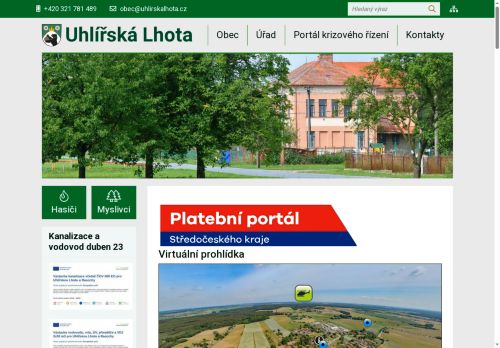 Zobrazit webové stránky Obecní úřad Uhlířská Lhota