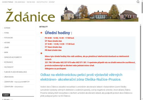 Zobrazit webové stránky Obecní úřad Ždánice