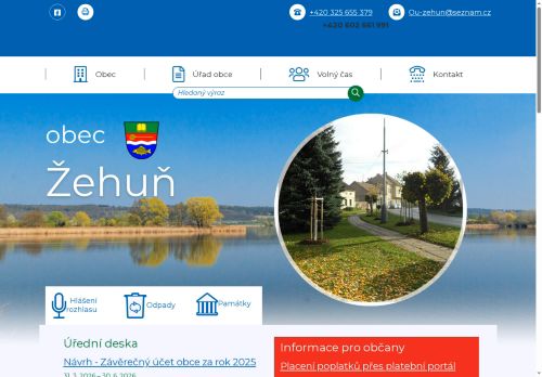 Zobrazit webové stránky Obecní úřad Žehuň