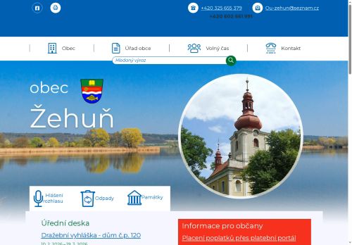 Zobrazit webové stránky Obecní úřad Žehuň