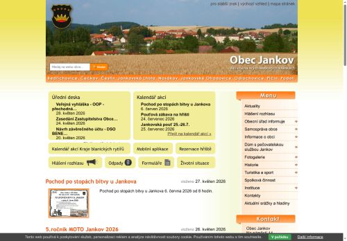 Zobrazit webové stránky Obecní úřad Jankov