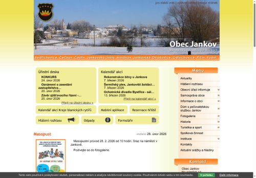 Zobrazit webové stránky Obecní úřad Jankov