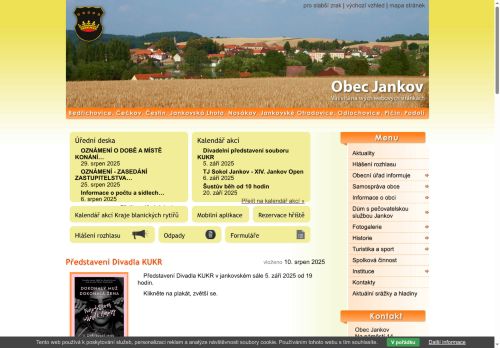 Zobrazit webové stránky Obecní úřad Jankov