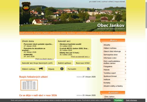 Zobrazit webové stránky Obecní úřad Jankov