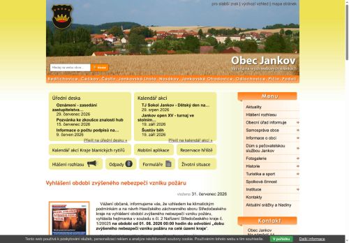 Zobrazit webové stránky Obecní úřad Jankov