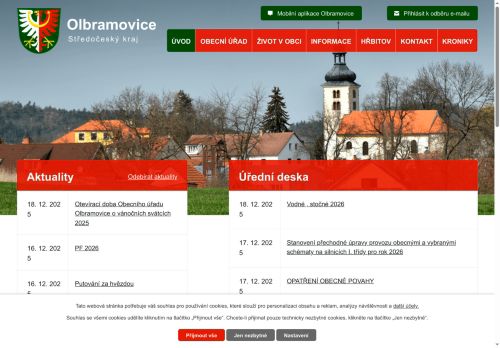 Zobrazit webové stránky Obecní úřad Olbramovice