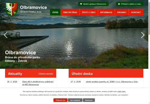 Zobrazit webové stránky Obecní úřad Olbramovice