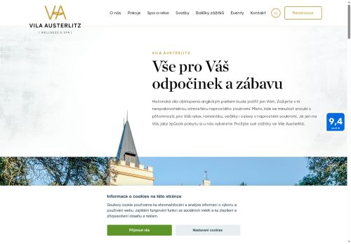 Zobrazit webové stránky Vila Austerlitz