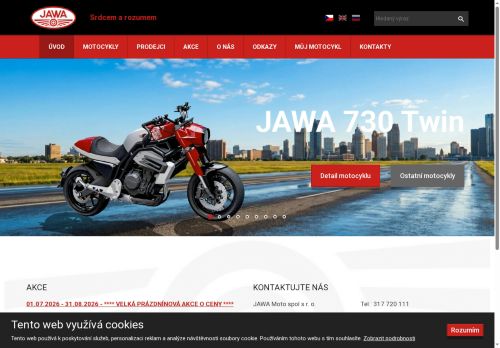 JAWA Moto spol. s r.o. nabízí práci na pozici svářeč/ka s certifikací EN ISO 3834-2 pro metodu MAG v obci Týnec nad Sázavou