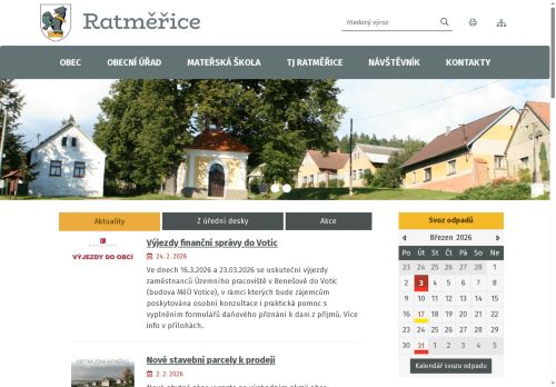 Zobrazit webové stránky Obecní úřad Ratměřice