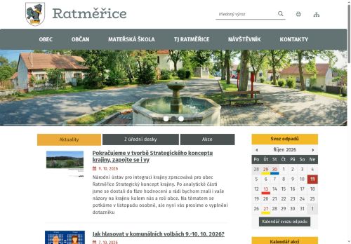 Zobrazit webové stránky Obecní úřad Ratměřice