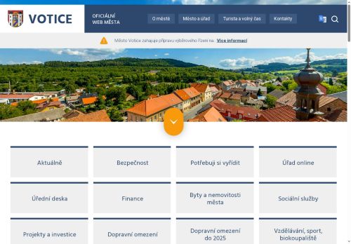Zobrazit webové stránky Městský úřad Votice