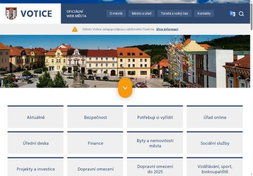 Zobrazit webové stránky Městský úřad Votice