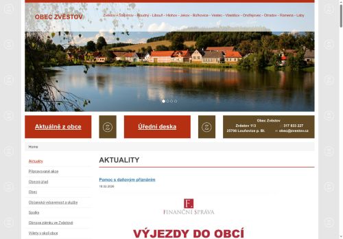 Zobrazit webové stránky Obecní úřad Zvěstov