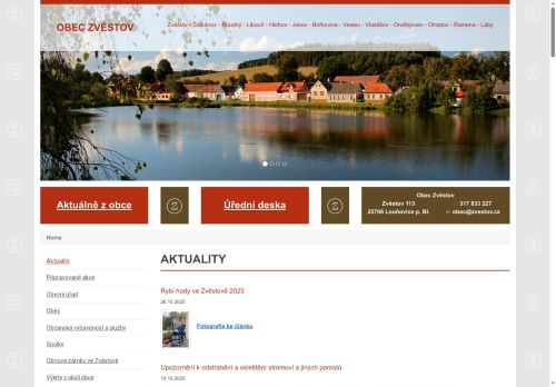Zobrazit webové stránky Obecní úřad Zvěstov