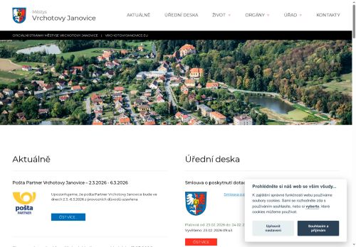 Zobrazit webové stránky Úřad městyse Vrchotovy Janovice