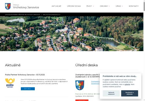 Zobrazit webové stránky Úřad městyse Vrchotovy Janovice