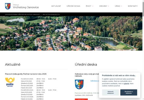 Zobrazit webové stránky Úřad městyse Vrchotovy Janovice