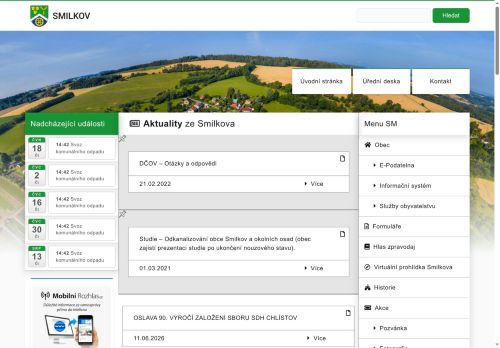 Zobrazit webové stránky Obecní úřad Smilkov