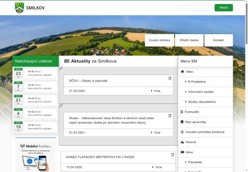 Zobrazit webové stránky Obecní úřad Smilkov