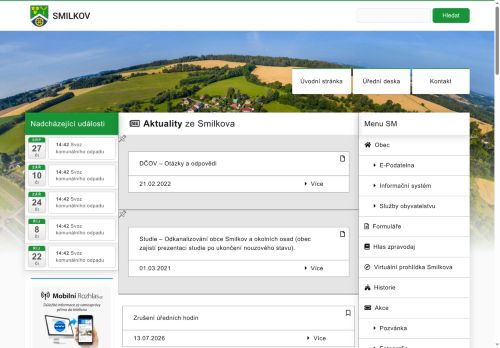 Zobrazit webové stránky Obecní úřad Smilkov