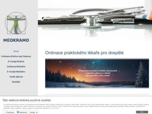 Praktický lékař pro dospělé MEDKRAMO - MUDr. Miroslav Jedlička, MUDr. Josef Máša, MUDr. Hlaváčová Gembalová