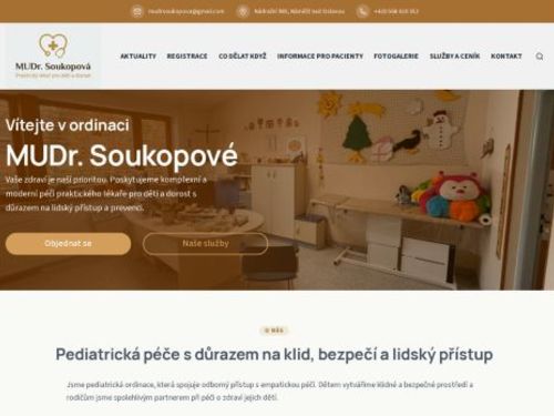 Praktický lékař pro děti a dorost - MUDr. Zdeňka Soukopová