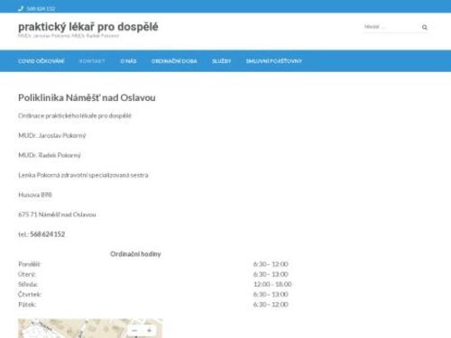 Praktický lékař pro dospělé - MUDr. Jaroslav Pokorný, MUDr. Radek Pokorný