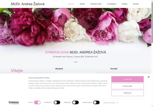 Zobrazit webové stránky Gynekologie - MUDr. Andrea Žažová