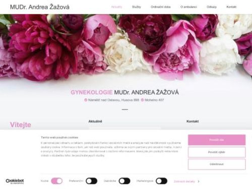 Gynekologie - MUDr. Andrea Žažová