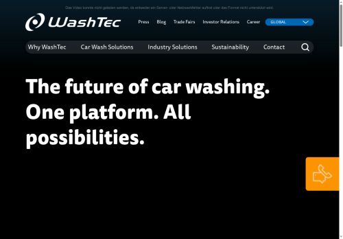 WashTec Cleaning Technology s.r.o. nabízí práci na pozici svářeč/ka v obci Nýřany
