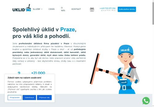Michal Anýž nabízí práci na pozici Provádění běžného úklidu (M/Ž) v obci Praha