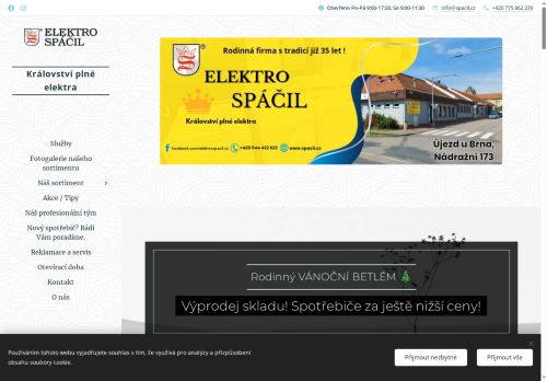 Zobrazit webové stránky Josef Spáčil Elektro