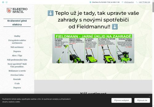 Zobrazit webové stránky Josef Spáčil Elektro