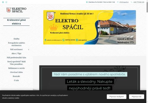 Zobrazit webové stránky Josef Spáčil Elektro