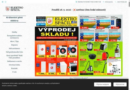 Zobrazit webové stránky Josef Spáčil Elektro