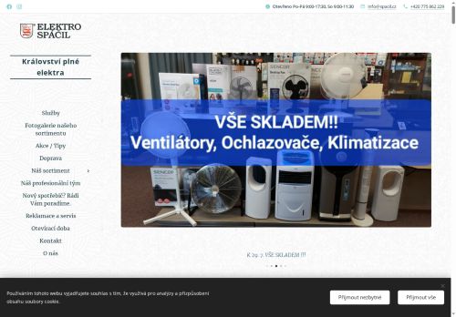 Zobrazit webové stránky Josef Spáčil Elektro
